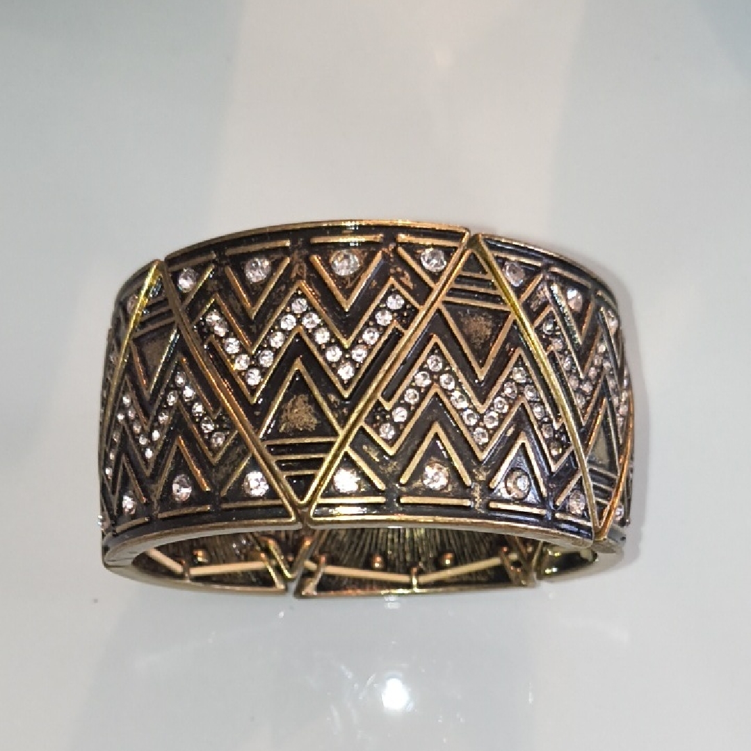 Mark. Gold And Silver Zigzag Bracelet
